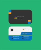 New model Business Card Template vector