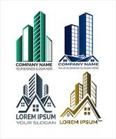Modern Building Logo New Design vector