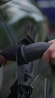 Gently Hand Opening the Handle of a Car Door for Enhanced Access, Convenience, and Ease of Use video