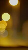 Abstract Nighttime City Lights with Stunning Bokeh Effect Creating a Dreamy Atmosphere video