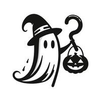 Cute Halloween Ghost Design vector