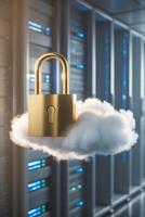 Cloud security and data protection photo