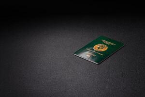 International passport of a citizen Nigeria photo