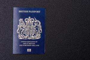 International passport of a citizen of Great Britain and Northern Ireland photo