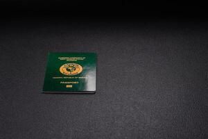 International passport of a citizen Nigeria photo