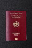 International passport of a citizen of Germany photo