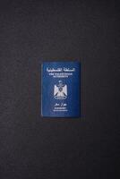 International passport of a citizen Palestine photo