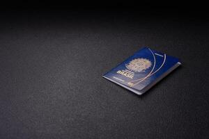 International passport of a citizen of Brazil photo