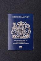 International passport of a citizen of Great Britain and Northern Ireland photo