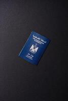 International passport of a citizen Palestine photo