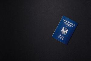 International passport of a citizen Palestine photo