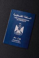 International passport of a citizen Palestine photo