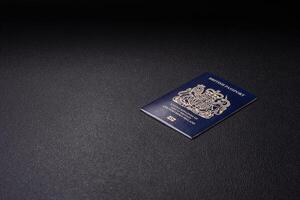 International passport of a citizen of Great Britain and Northern Ireland photo