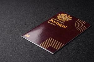 International passport of a citizen of Portugal photo