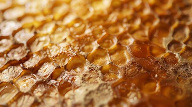 The natural imperfections of the beeswax are highlighted in this closeup image creating a rustic look with tiny bumps and cracks adding character to the wrap photo