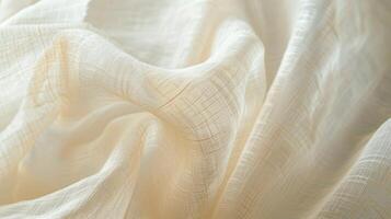 The delicate almost transparent weave of cotton fibers creates a soft and lightweight fabric perfect for summer dresses photo