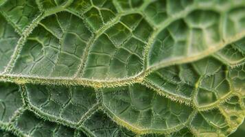 The intricate patterns and shades of green on a sage leaf a herb known for its medicinal properties and unique flavor photo