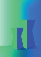 Geometric gradient background. vector
