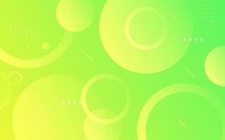abstract backgroun.gradations,colorful,green and yellow,circle effect shape,abstract frame,memphis,eps 10 vector