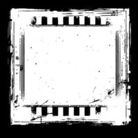 grunge frame border for your design, A square grunge frame, Vintage grunge border black and white square frame with a white background, A square vintage photo frame, grunge frame vector