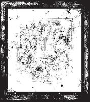 A square vintage photo frame, grunge frame on black background illustration, a black and white photo frame with a grunge effect, black and white frames with a grunge texture, vector