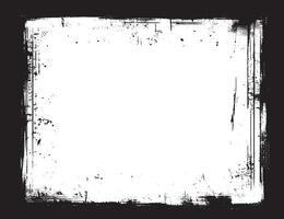 grunge frame on black background , Vintage grunge border black and white square frame with a white background, A square vintage photo frame, grunge frame vector