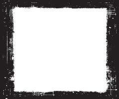 grunge frame on black background , Vintage grunge border black and white square frame with a white background, A square vintage photo frame, grunge frame vector