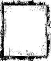 grunge frame with black and white paint, Vintage grunge border black and white square frame with a white background, A square vintage photo frame, grunge frame vector