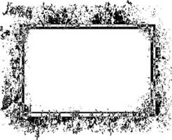 a black and white square frame with a white border vector