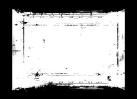 grunge frame with black and white paint, Vintage grunge border black and white square frame with a white background, A square vintage photo frame, grunge frame vector