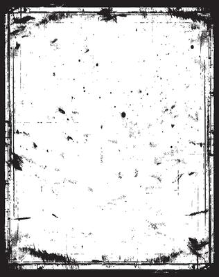 a black and white square frame with a checkered pattern, grunge frame border for your design, A square grunge frame, Vintage grunge border black and white square frame with a white background,