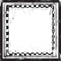 grunge frame with black and white paint , Vintage grunge border black and white square frame with a white background, A square vintage photo frame, vector