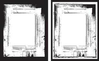 vintage black color grunge frame set, black and white grunge frame, grunge frame with black and white background, set of grunge banners, grunge frame set, vintage set of grunge frames, vector
