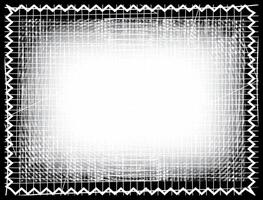 a white square with a black background, grunge border vector