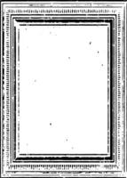 a black and white drawing of a square frame vector