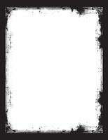 grunge frame on black background , Vintage grunge border black and white square frame with a white background, A square vintage photo frame, grunge frame vector