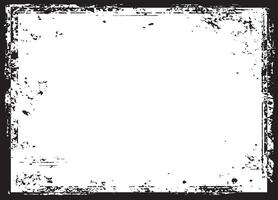 a black and white halftone pattern with a frame, A square vintage photo frame, grunge frame vector