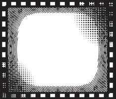 grunge frame with a black and white background, A square vintage photo frame, grunge frame vector