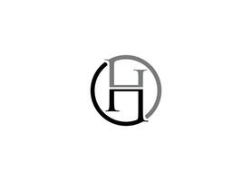 H logo design icon template with white background vector
