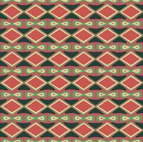 Colorful christmas seamless repeating geometric abstract pattern. Red green and yellow hues. Suitable for fabric textiles print, Journals, Calendars, Greeting cards, Invitations, Business cards. vector