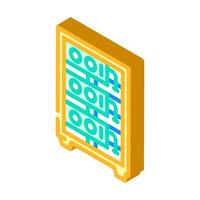 farm cryptocurrency mining isometric icon illustration vector