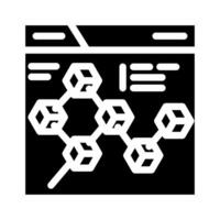 blockchain ledger cryptocurrency mining glyph icon illustration vector