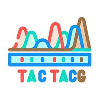 dna sequencing color icon illustration vector