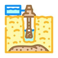 drilling fluids color icon illustration vector