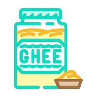 ghee ayurveda color icon illustration vector