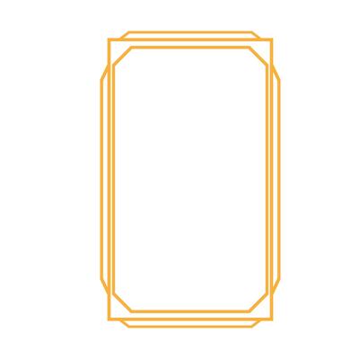 scrollwork victorian border frame cartoon illustration