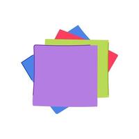 notes memo paper cartoon illustration vector