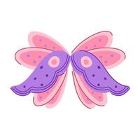 whimsical fairy wings cartoon illustration vector