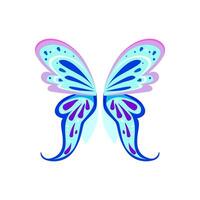 gossamer fairy wings cartoon illustration vector