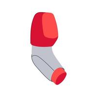 nebulizer inhaler portable cartoon illustration vector